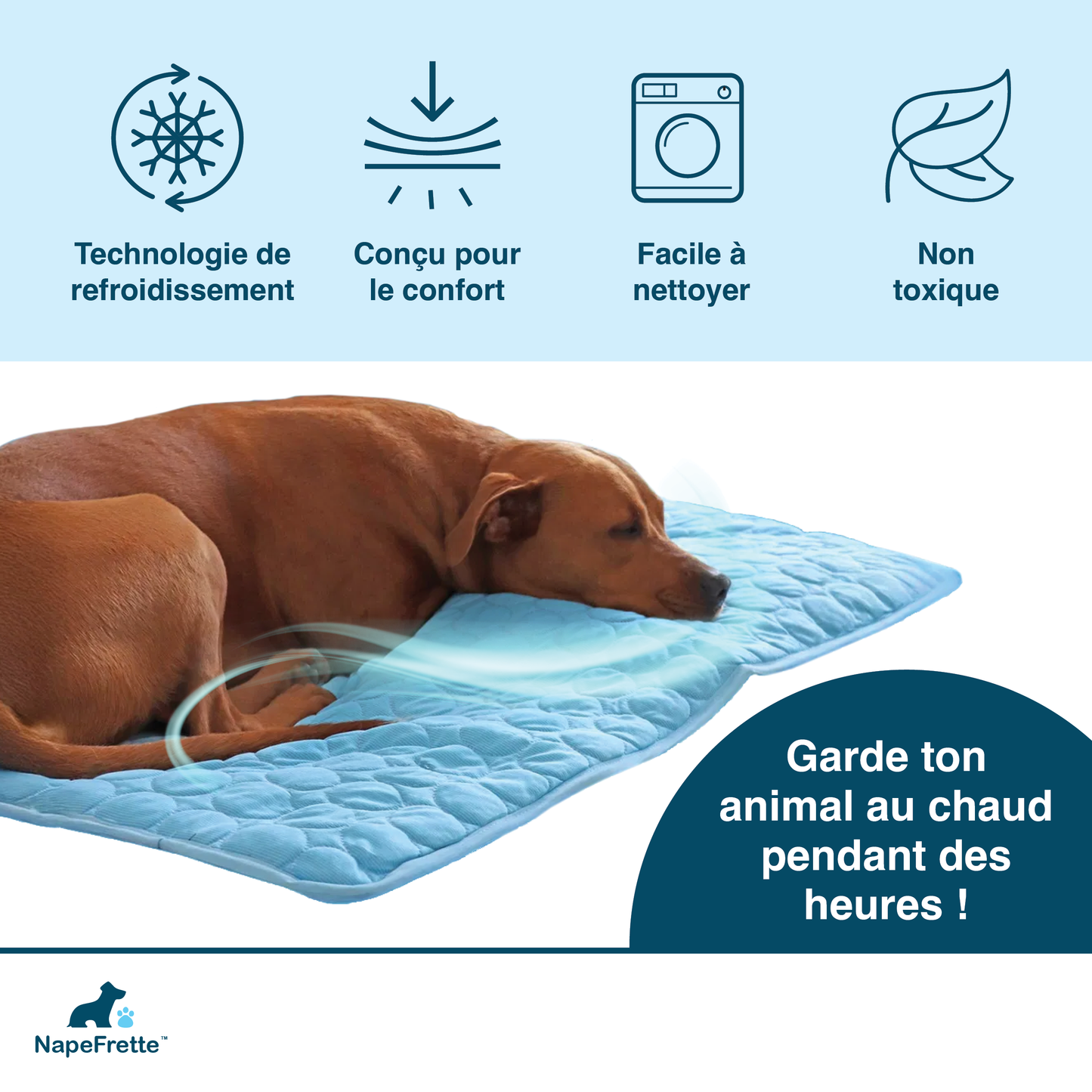 NapeFrette™ -Tapis rafraîchissant